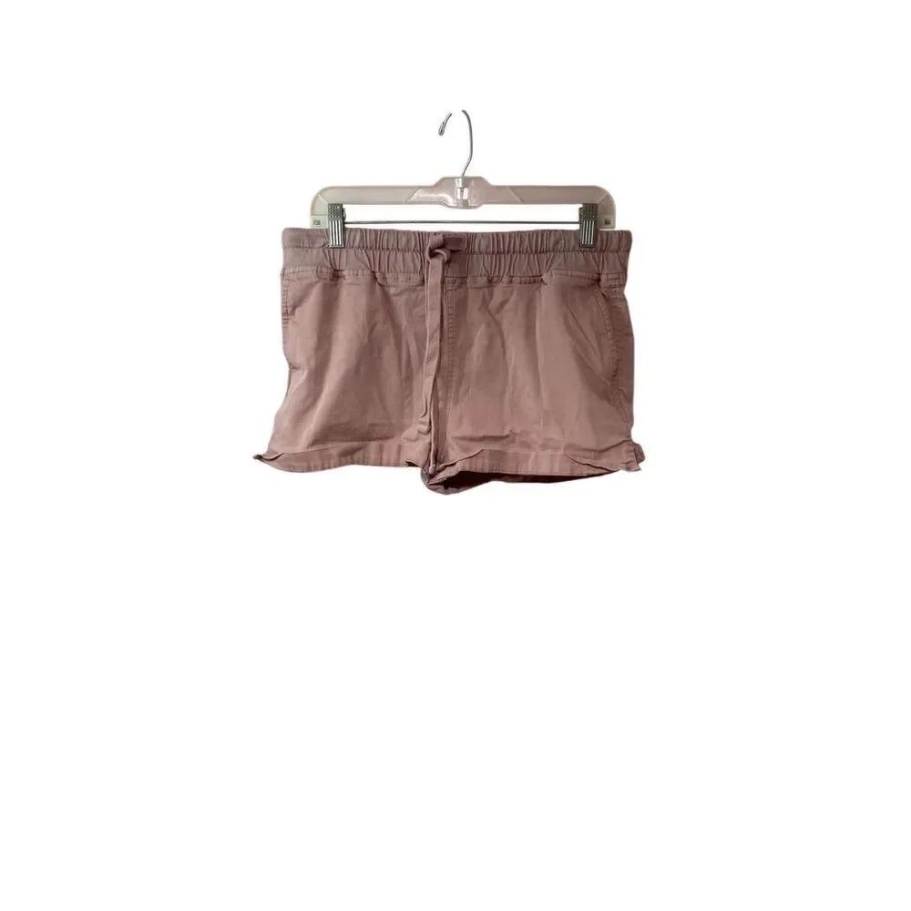 Vigoss women’s casual high rise pink shorts, size large